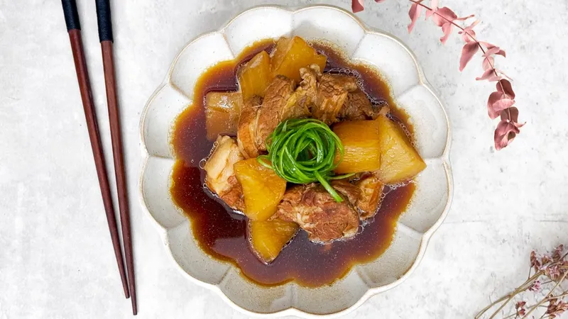 日式家常蘿蔔豬肉角煮