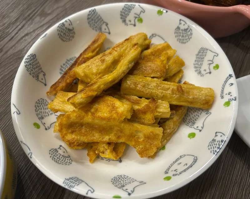 蛋煎腐竹