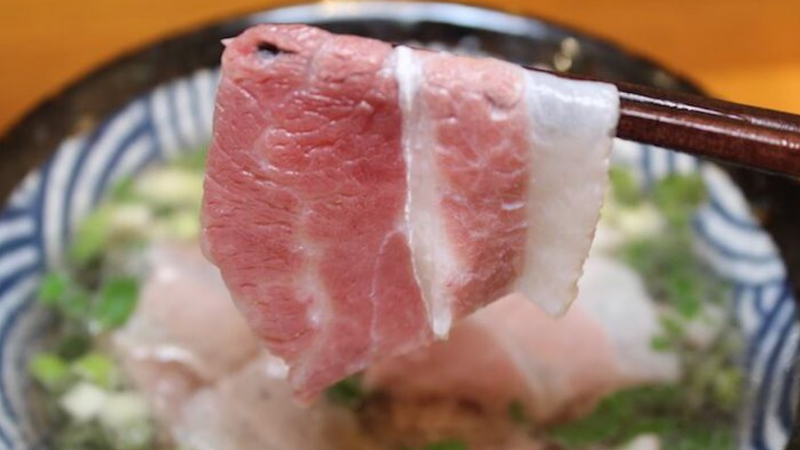 手沖嫩牛肉清湯