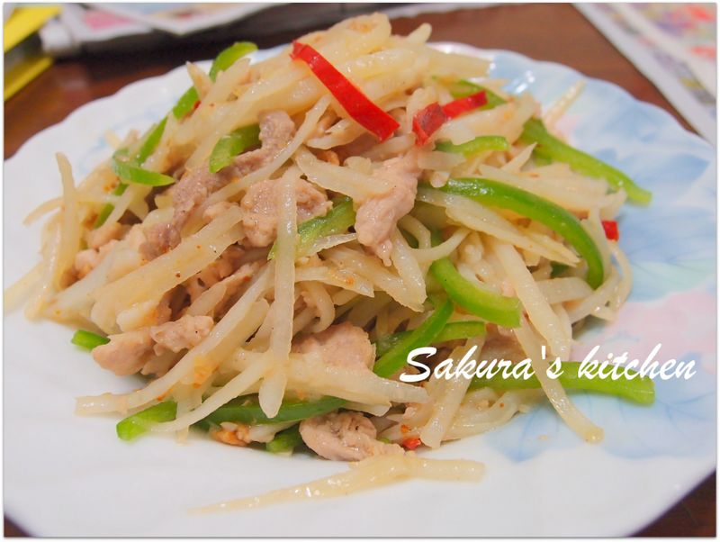 ♥我的手作料理♥ 蒜香三絲