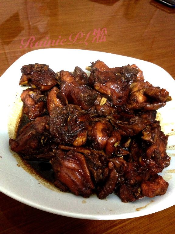 [RainiePL淞]黑酱油鸡肉块（汁）