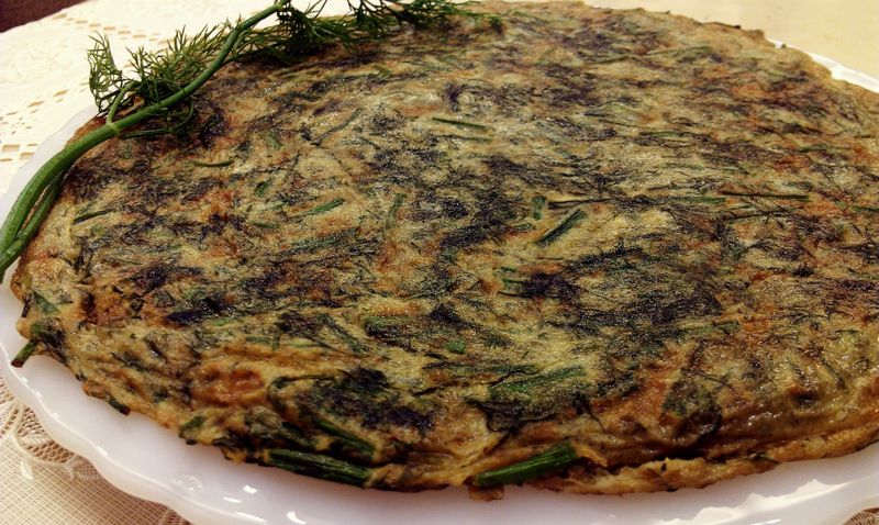 茴香煎蛋(烘蛋)