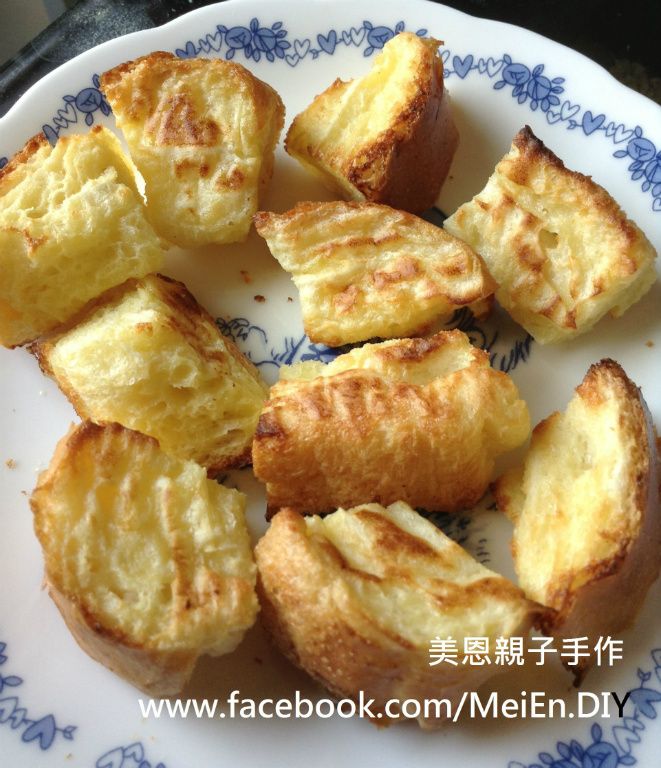 吃不完的法國麵包怎麼辦? (變成脆脆軟軟的小點心)