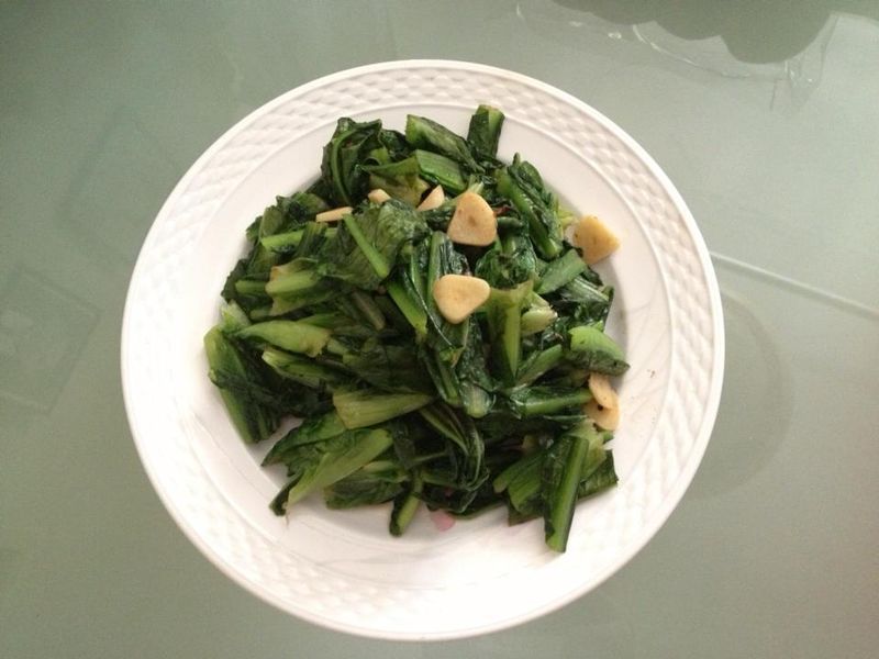 蒜炒小苦麥菜