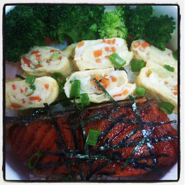 日式鮭魚蓋飯