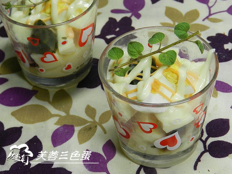 「桂冠夏至涼拌」~芙蓉三色蛋