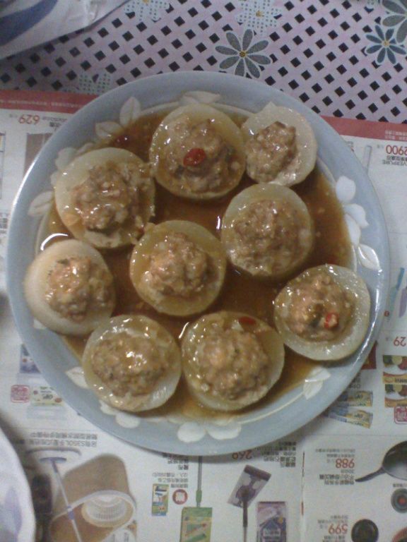 大黃瓜蒸肉丸