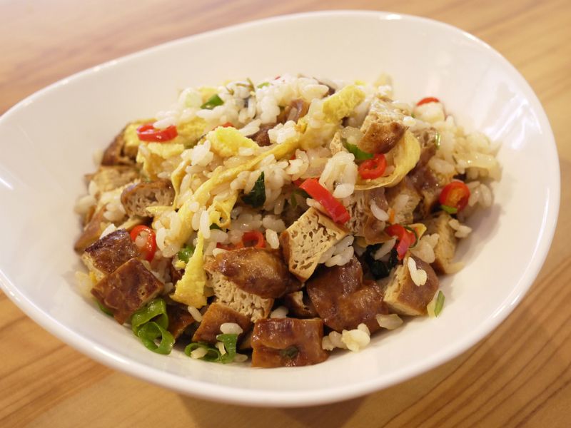 懶人豆乾蛋炒飯