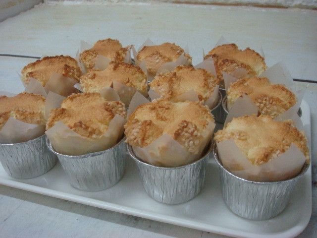 ♥入門級: 杏仁杯子蛋糕