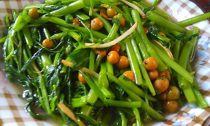 《閒妻涼母》之樹子炒空心菜