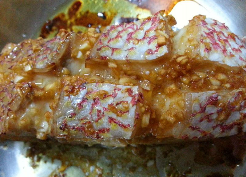 蒜香焗烤魚片