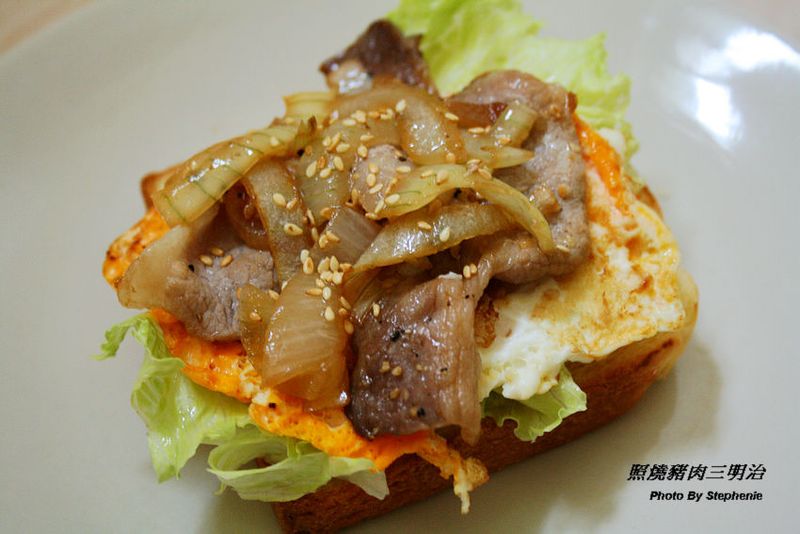 照燒豬肉三明治