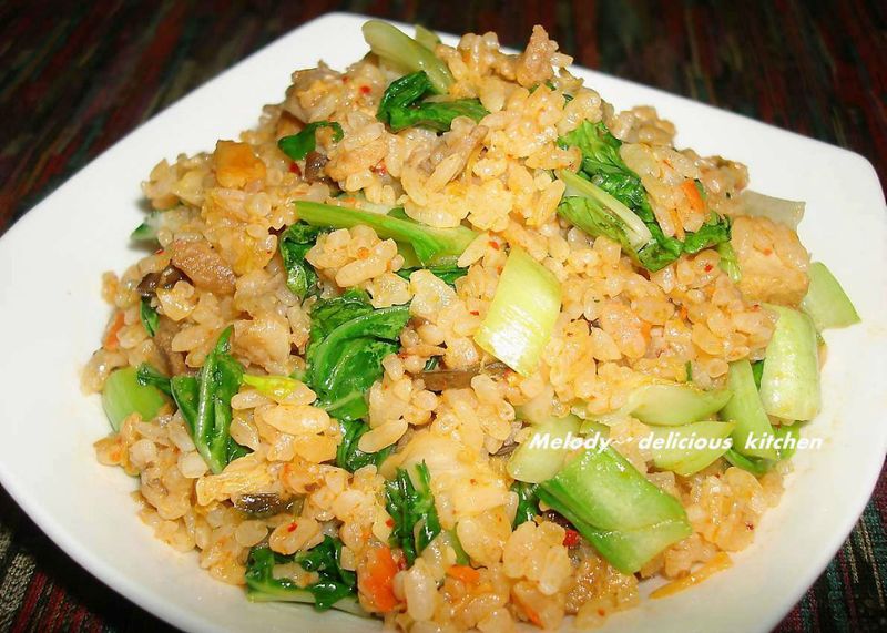 泡菜豬肉炒飯