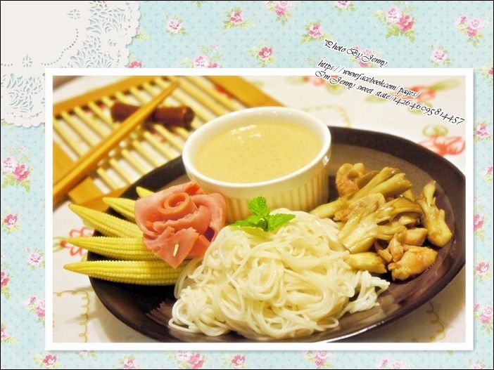 舞菇豆腐沾麵