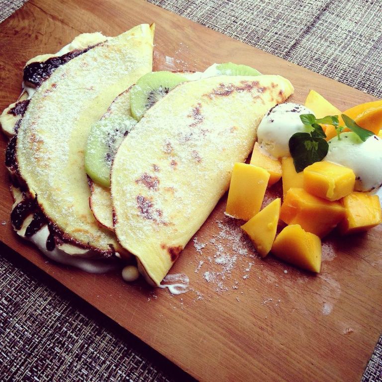 法式水果薄餅 crepes