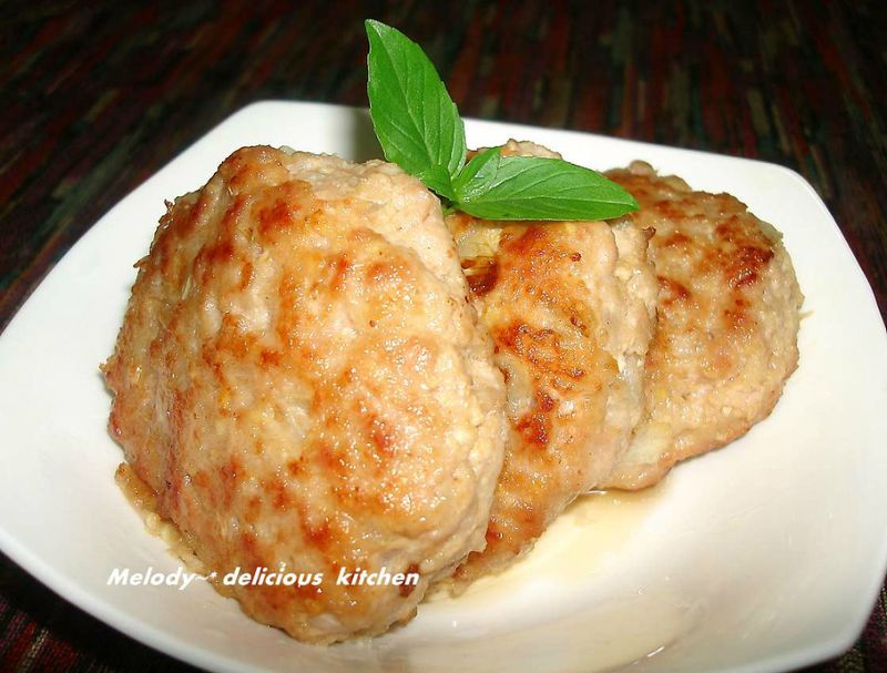豆渣漢堡肉排