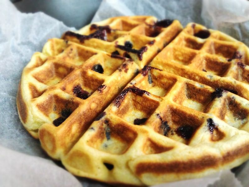 檸檬藍莓鬆餅 Lemon Blueberry Waffle