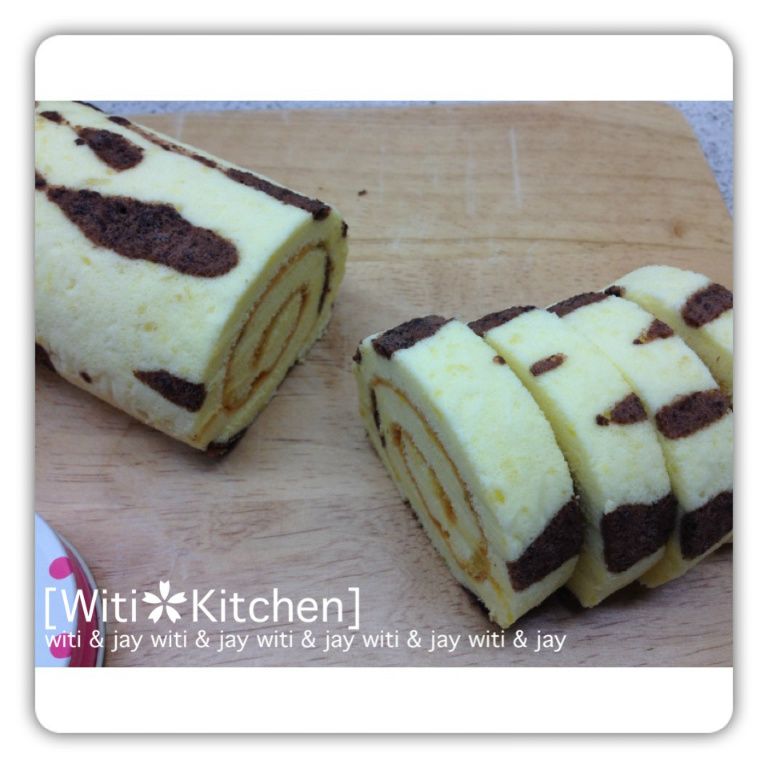 [Witi✿Kitchen]虎紋蛋糕捲-百香果口味