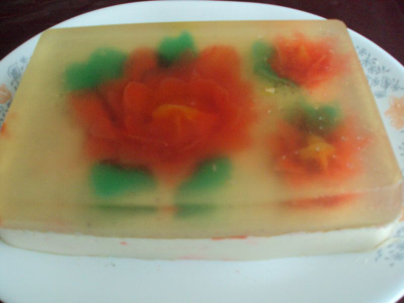 鑲花果凍