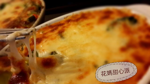 焗烤杏鮑田園飯