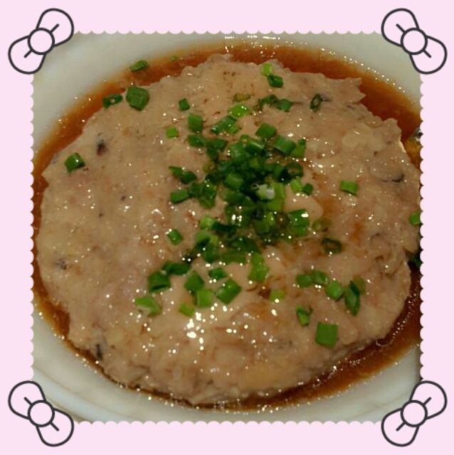 肉餅蒸鹹魚