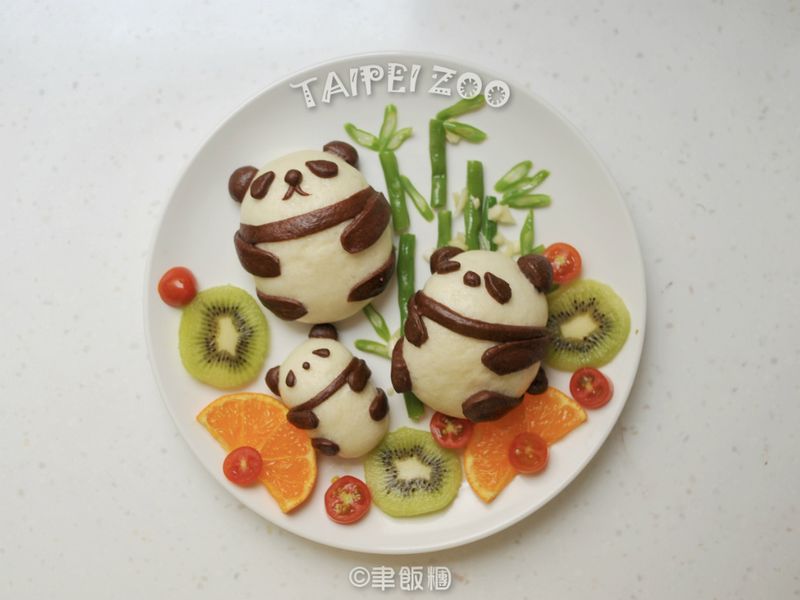 【大同電鍋】貓熊圓仔包
