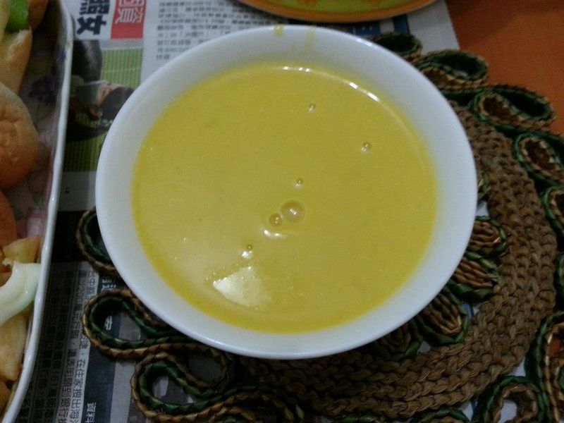 南瓜濃湯(可依照個人喜好做調整)