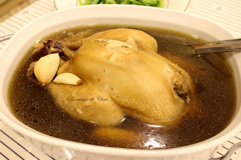 仙草蒜頭雞湯