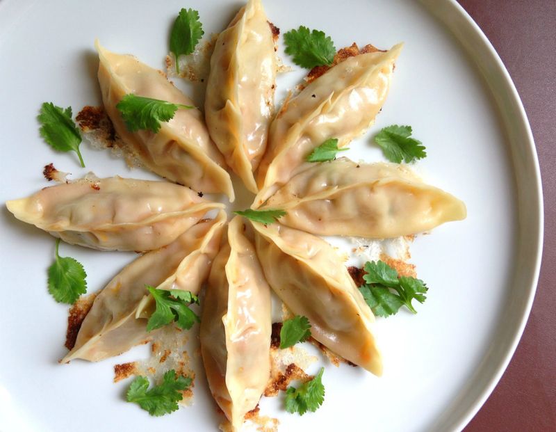 冰花泡菜煎餃