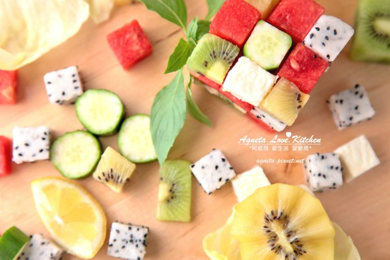 [阿妮塔♥yummy] 輕食水果沙拉義大利麵(酸甜油醋)