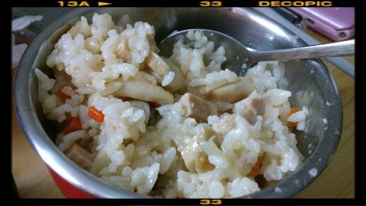 電鍋版 ♥ 蔬菜菇菇飯