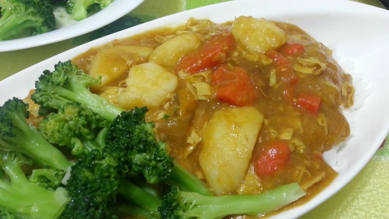 愛烹飪。咖哩咖哩