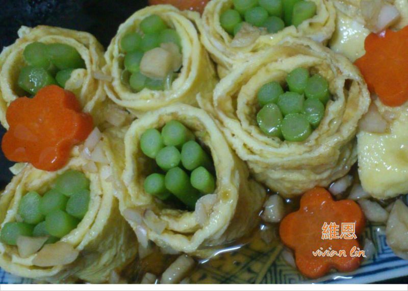 蘆筍蛋卷
