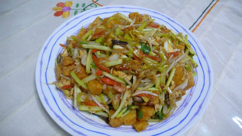 lanni 炒南瓜糕
