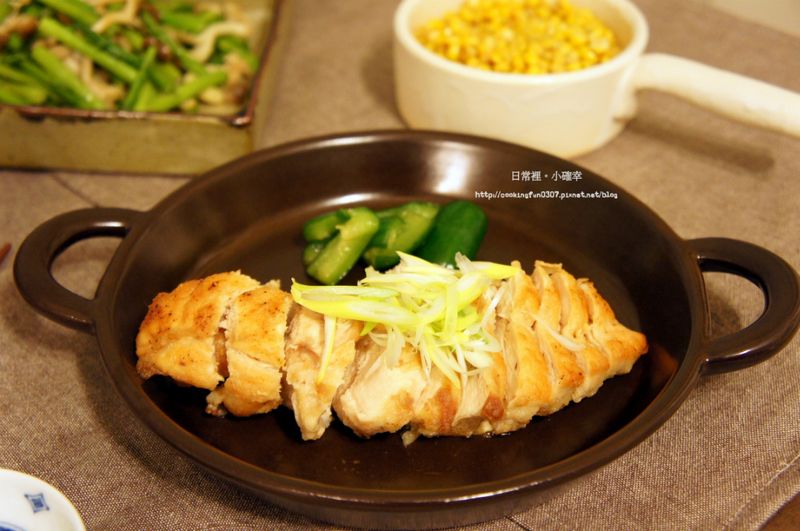 芥末鹽蔥雞肉