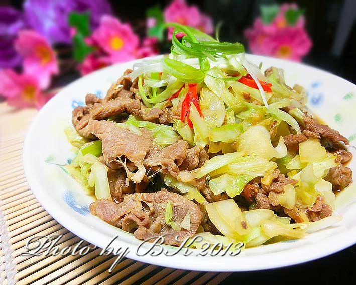 和風炒羊肉