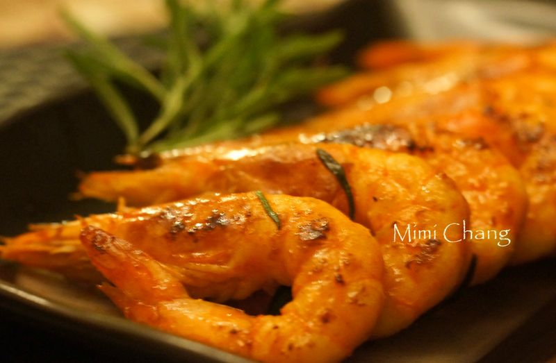 Mimi♥迷迭香煎白蝦