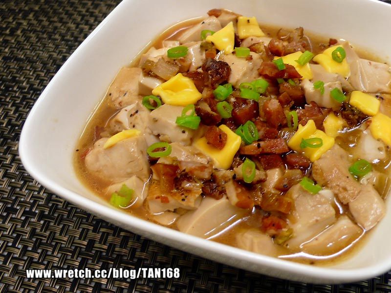 ♪ 臘肉起司豆腐燒 ♪【豆腐12】