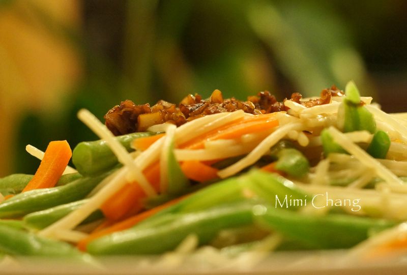 Mimi♥三色時蔬(敏豆銀芽)
