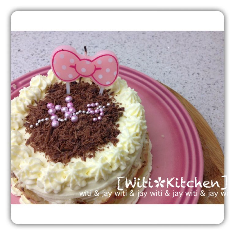 [Witi✿Kitchen]鮮奶油鬆餅蛋糕
