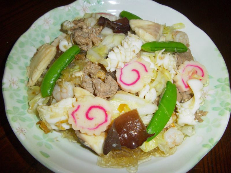 什錦炒冬粉