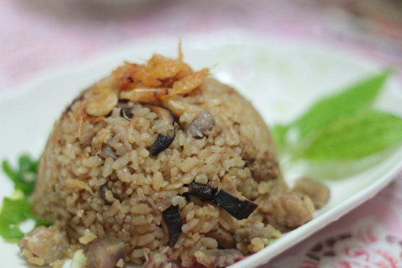 櫻花蝦芋頭飯