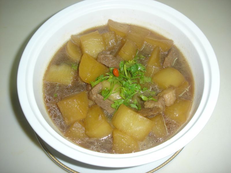 時間淬釀的甘露之味燒蘿蔔