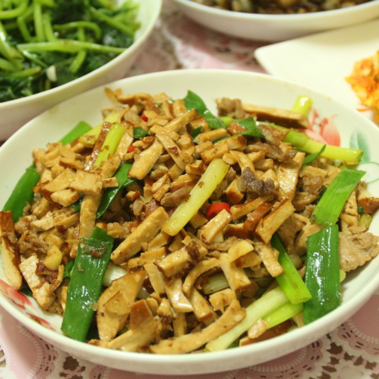 肉絲炒豆乾