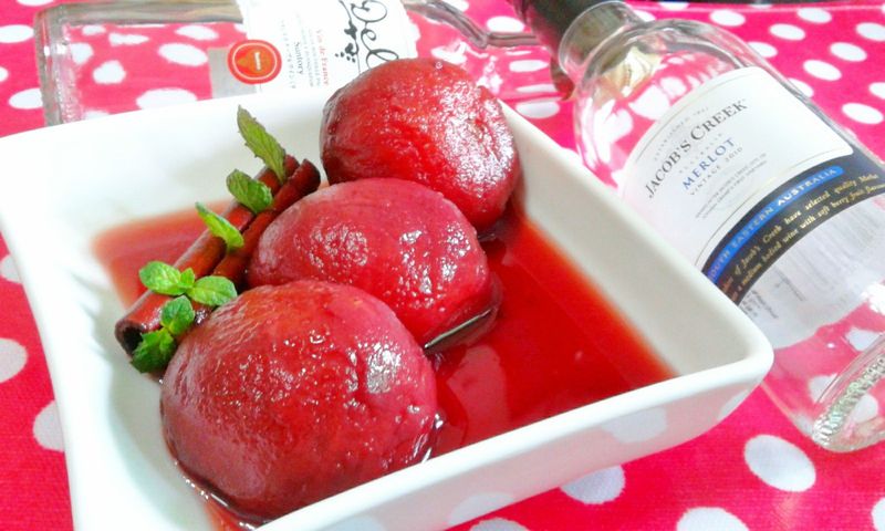 。●◦ 肉桂紅酒番茄 ◦●。