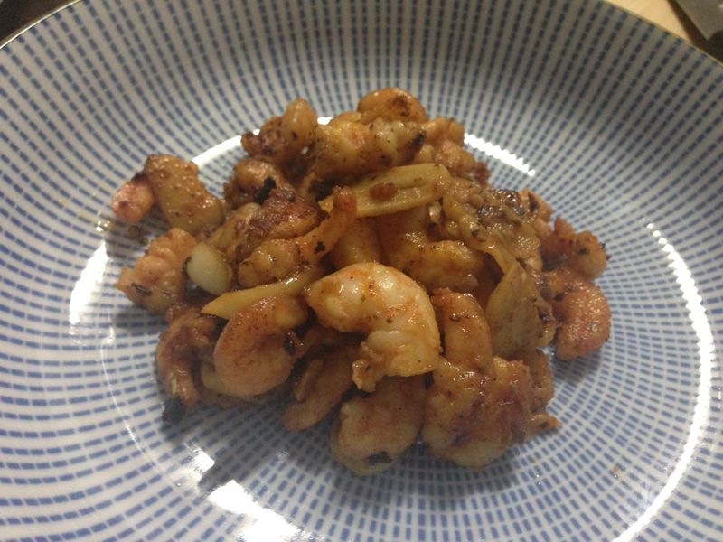 西班牙式蒜片蝦仁 （變奏版）
