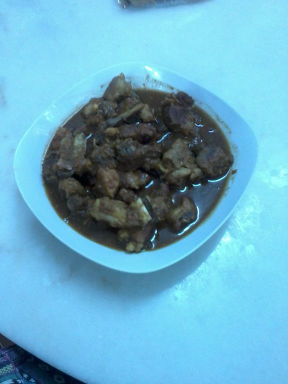 豆酱焖排骨
