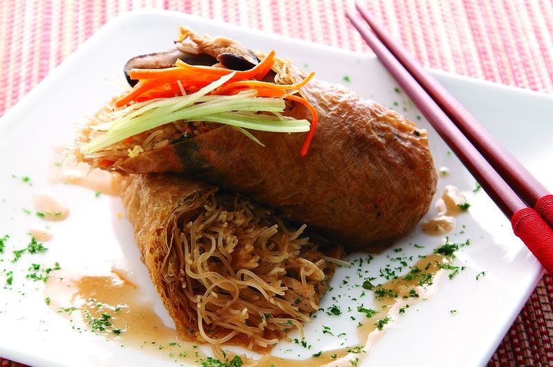 豆皮米粉捲《日正健康廚房》