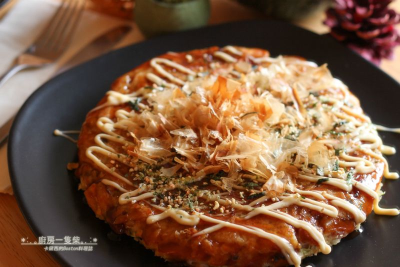 南瓜培根大阪燒