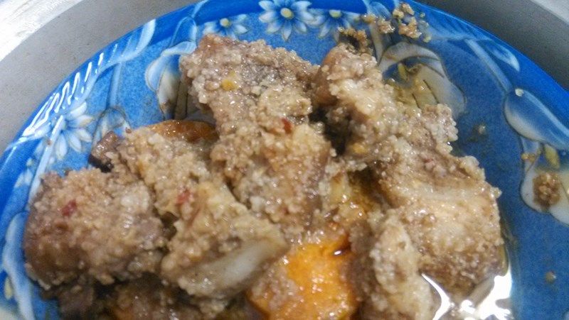 粉蒸肉 (粉蒸排骨作法相同)